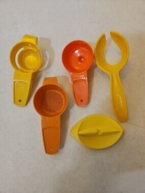 Vintage Lot Of Tupperware Small Utensils Retro Kitchen Gadgets